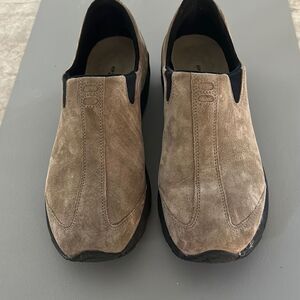 Hush puppies Tan Suede Loafers